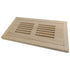 AcoustiTECH - Grille de ventilation en bois encastrée chêne blanc 4" x 10"