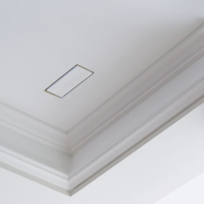Fittes - Trappe de ventilation murale encastrée Luxe Blanc Satiné 10" x 10"