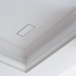Fittes - Trappe de ventilation murale encastrée Luxe Blanc Satiné 6" x 12"