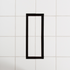 Fittes - Flushmount Lite Trappe de ventilation Noir Mat - 3" x 10"