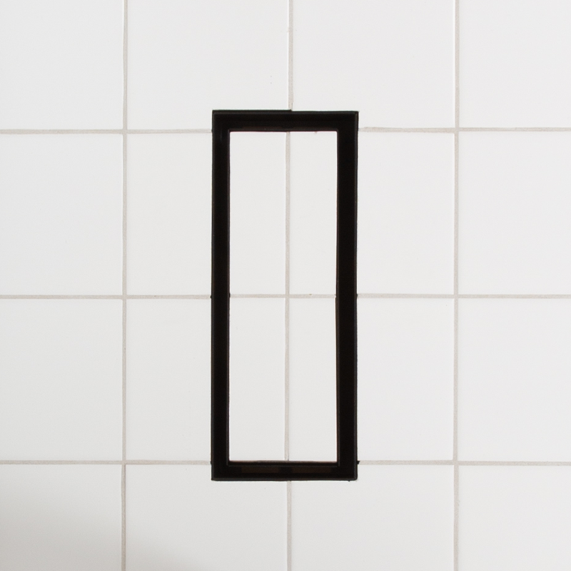 Fittes - Flushmount Lite Trappe de ventilation Noir Mat - 4" x 10"