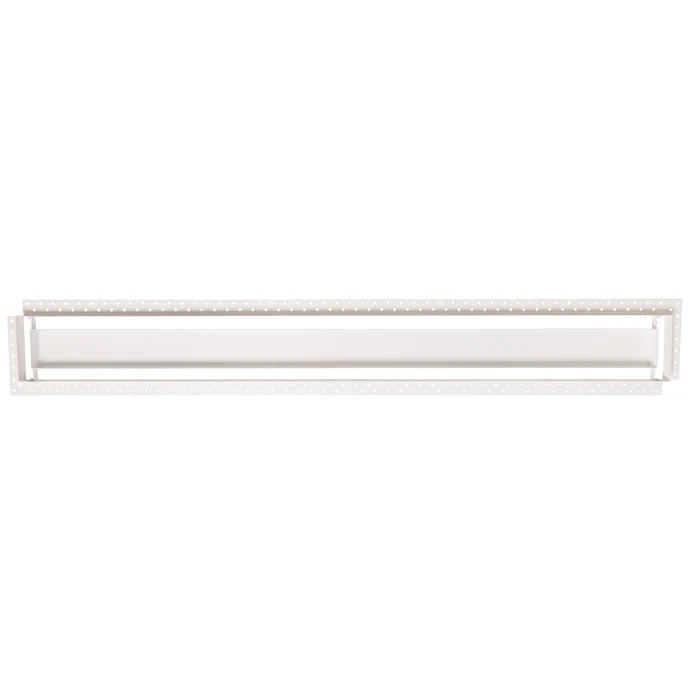 Fittes - Trappe de ventilation de cheminée encastrée Luxe Blanc satiné 5" x 50"