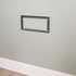Fittes - Trappe de ventilation murale encadrée à double canalisation Luxe+ Blanc Satiné 10" x 30-1/4"