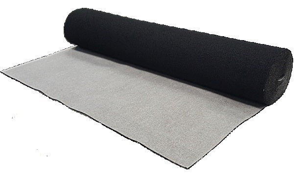 Fusion - Sous-tapis en caoutchouc Fusion Black 54" x 36' - 6 mm (18 sqyd)