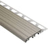 Schluter - TREP-B Profilé pour nez de marche - aluminium avec un insert gris 2-1/8" x 1/2" (12.5 mm) x 8' 2-1/2"