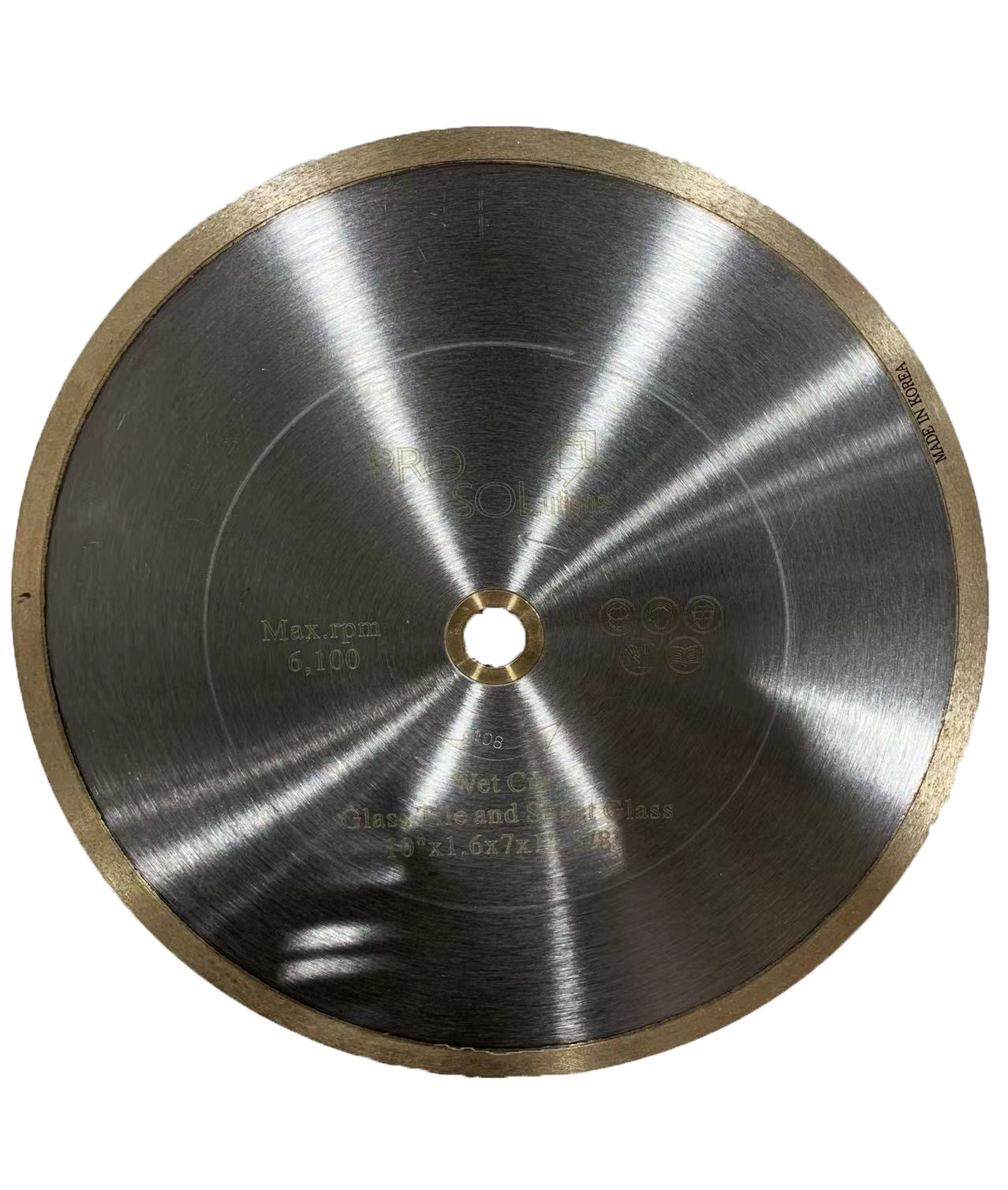 Ermrich Industry - Lame pour verre 10"