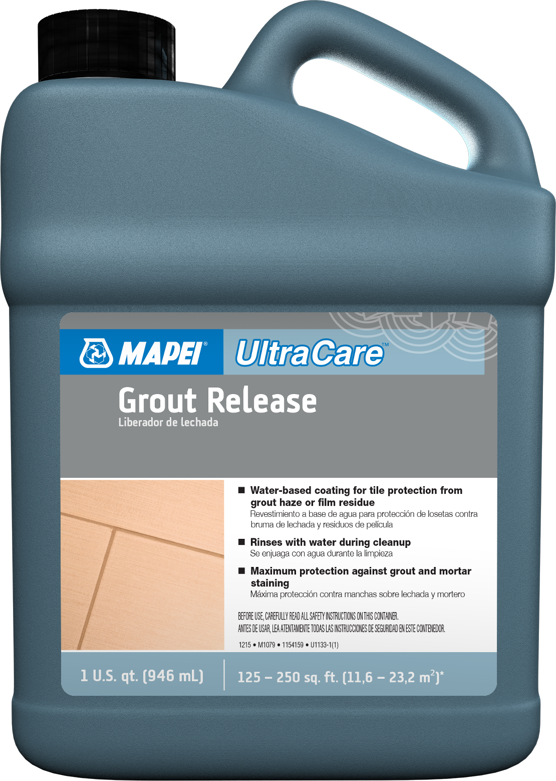 Mapei - UltraCare Grout Release Agent antiadhérent pour coulis - 946 mL