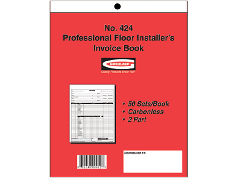 Gundlach - Pro Carnet de factures de l'installateur