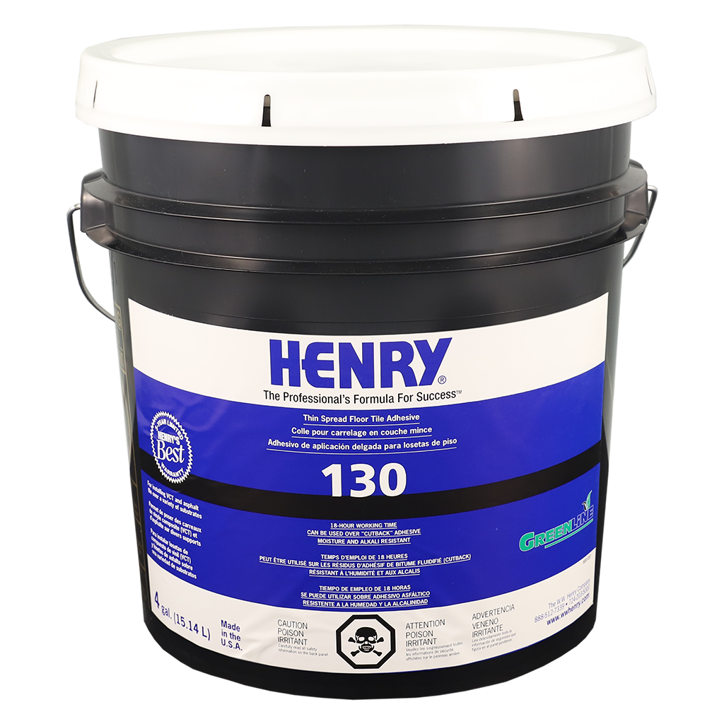 Henry - Adhésif à étalement fin H130 pour VCT 4 gal