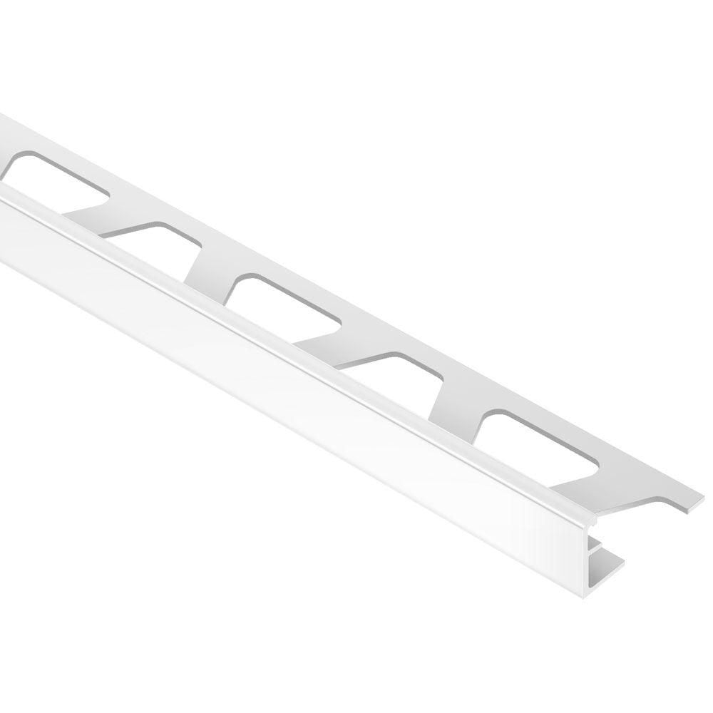 Schluter - JOLLY-P Profilé de bordure de mur - Plastique PVC gris clair 5/16" (8 mm) x 8' 2-1/2"