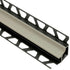 Schluter - DILEX-HK Profilé à gorge avec un radius de 11/16" - plastique PVC gris 1/2" x 11/32" x 8' 2-1/2"