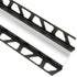 Schluter - DILEX-HKW Profilé à gorge avec un radius de 11/16" - plastique PVC blanc éclatant 9/32" (7 mm) x 9/32" x 8' 2-1/2"