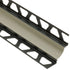 Schluter - DILEX-HKW Profilé à gorge avec un radius de 11/16" - plastique PVC gris 11/32" (9 mm) x 11/32" x 8' 2-1/2"