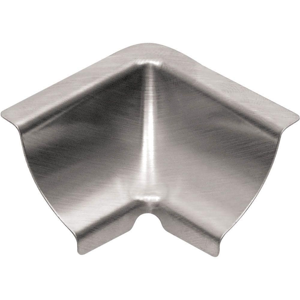 Schluter - DILEX-EHK Coin intérieur 135° 2-directions avec un radius de 23/32" (18.5 mm) - acier inoxydable (V4)