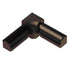 Schluter - RONDEC Coin intérieur à 2 bouts 90° - aluminium anodisé bronze antique brossé 3/8" (10 mm)