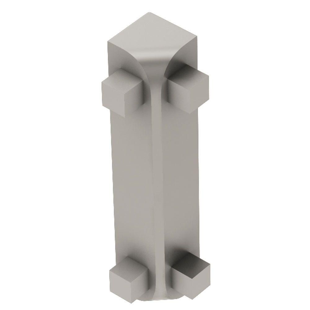 Schluter - RONDEC-CT Coin intérieur 90° - aluminium anodisé nickel mat 3/8" (10 mm)