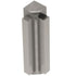 Schluter - RONDEC-STEP Coin intérieur 90° avec ailette verticale de 1-1/2"  - aluminium anodisé nickel brossé 5/16" (8 mm)
