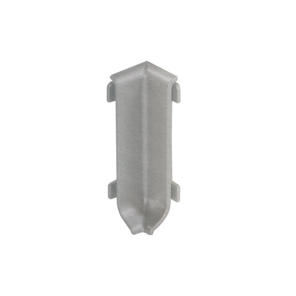 Schluter - DESIGNBASE-SL Coin intérieur 90° - aluminium aspect inox brossé 3-1/8" (80 mm)
