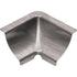 Schluter - DILEX-EHK Coin intérieur 90° 2-directions avec un radius de 23/32" (18.5 mm) - acier inoxydable (V2) brossé