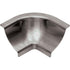 Schluter - DILEX-EHK Coin intérieur 90° 3-directions avec un radius de 23/32" (18.5 mm) - acier inoxydable (V2) brossé