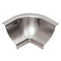 Schluter - DILEX-HKU Coin intérieur 90° avec un radius de 3/8" (10 mm) - acier inoxydable brossé (V4)