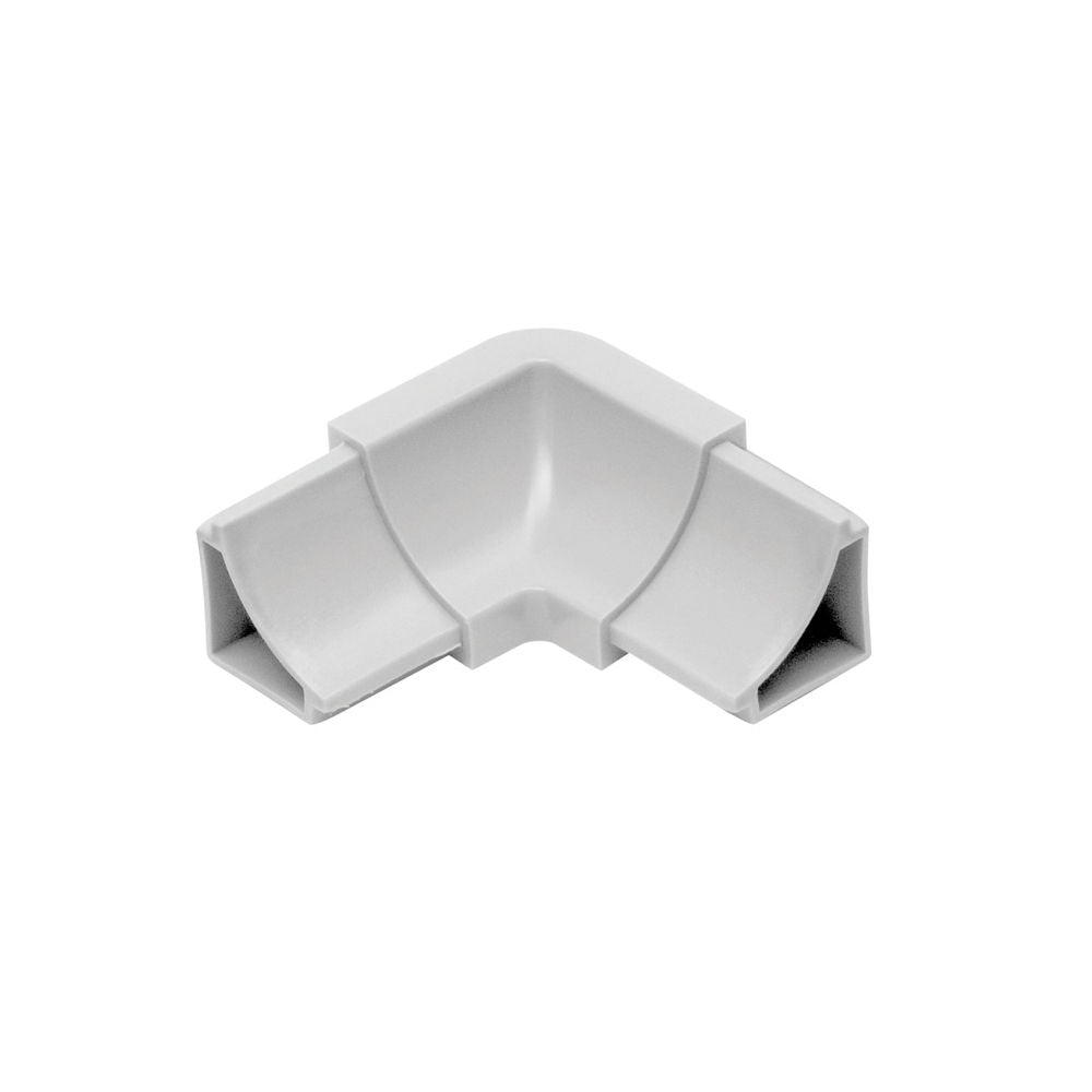 Schluter - DILEX-HKW Coin intérieur 90° 2-directions avec un radius de 11/16" (18 mm) - plastique PVC gris classique