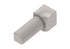 Schluter - RONDEC Coin intérieur 90° - plastique PVC gris clair 1/2" (12.5 mm)