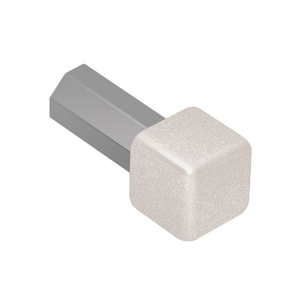 Schluter - RONDEC Coin intérieur 90° - aluminium ivoire 1/2" (12.5 mm)