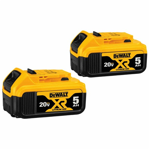 DeWalt - Ensemble de batteries au lithium-ion 5AH - 20 V Max