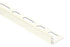 Schluter - JOLLY Profilé de bordure de mur aluminium blanc 1/2" (12.5 mm) x 8' 2-1/2"