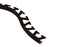 Schluter - JOLLY Profilé radius de bordure de mur aluminium bronze 3/8" (10 mm) x 8' 2-1/2"