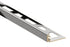 Schluter - JOLLY Moulure de bordure de mur Laiton massif chromé 1/2" x 8' 2-1/2"