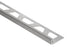 Schluter - JOLLY Moulure de bordure de mur Aluminium anodisé Chrome brossé 3/8" (10 mm) x 8' 2-1/2"