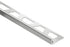 Schluter - JOLLY Moulure de bordure de mur Aluminium anodisé Chrome poli 7/16" (11 mm) x 8' 2-1/2"