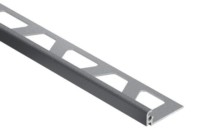 Schluter - JOLLY Moulure de bordure de mur Aluminium Étain 3/8" (10 mm) x 8' 2-1/2"