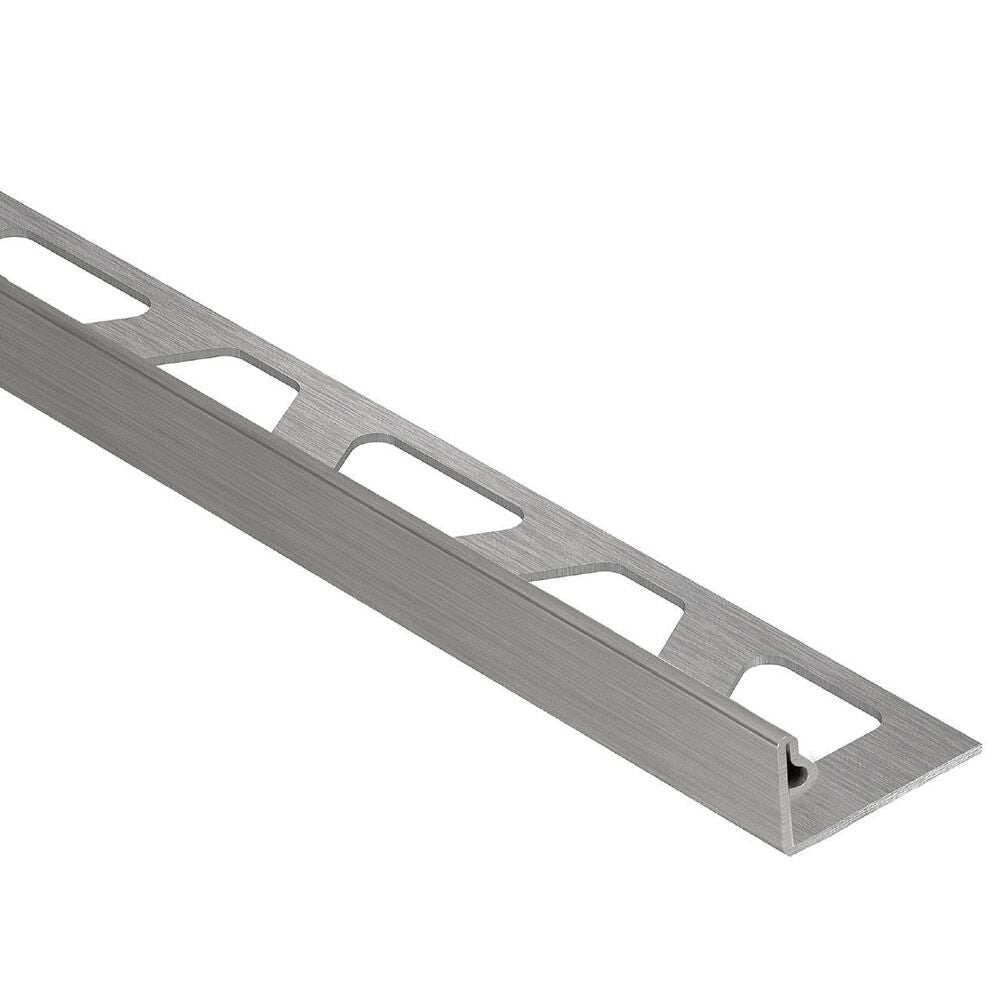 Schluter - JOLLY Moulure de bordure de mur Acier inoxydable (V2) brossé 1/2" (12.5 mm) x 8' 2-1/2"