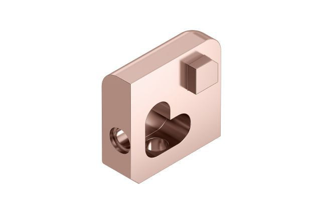 Schluter - JOLLY Coin extérieur 90° Aluminium anodisé Cuivre poli 5/16"