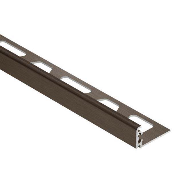 Schluter - JOLLY Moulure de bordure de mur Aluminium Étain 1/2" (12.5 mm) x 10'