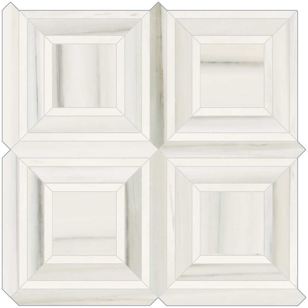 Anatolia Céramique mosaïque Mayfair Zebrino Piazza Lustré ||4501-0158-1