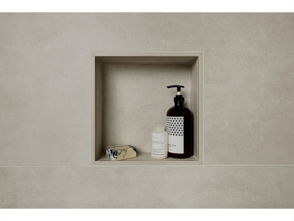 12" x 12" - Schluter KERDI-BOARD-SN Prefabricated shower niche with frame ||KB12SN305305AF