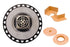 Schluter - KERDI-DRAIN Kit de drain avec bride en plastique ABS 2" avec grille carrée en acier inoxydable 4"