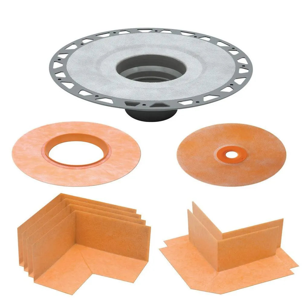 2" PVC Plastic - Schluter KERDI-DRAIN Flange Kit ||KD2FLKPVC