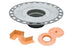 2" PVC Plastic - Schluter KERDI-DRAIN Flange Kit - (pack of 10) ||KD2FLKPVC10