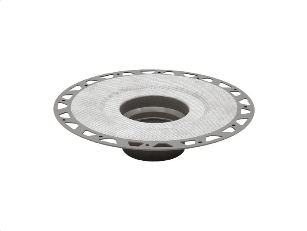 Schluter - KERDI-DRAIN PVC flange without sleeves and corner - 3" drain outlet ||KD3/PVC/FL