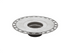 Schluter - KERDI-DRAIN PVC flange without sleeves and corner - 3" drain outlet ||KD3/PVC/FL