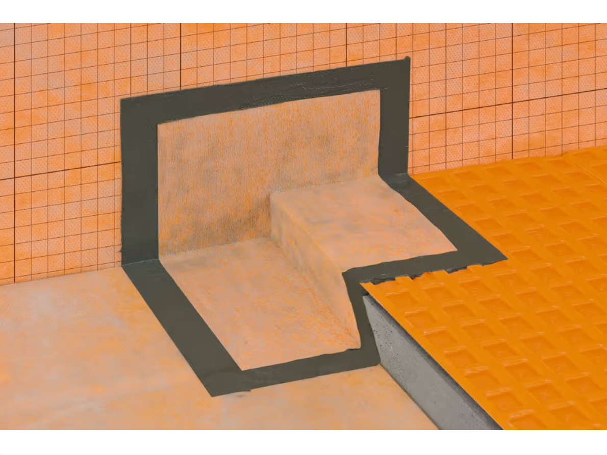 1-3/32" - Schluter KERDI-KERS Coin d'étanchéité préformé droit pour douches sans seuil ||KERS28R