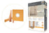 48" x 48" - Schluter KERDI-SHOWER-KIT Shower kit with center outlet position without flange and grate ||KSK1220