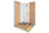 38" x 60" - Schluter KERDI-SHOWER-KIT Shower kit with center outlet position without flange and grate ||KSK9651525