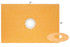 Schluter - KERDI-SHOWER-T Kit de bac de douche préfabriquée en pente avec position de sortie centrée 1-1/8" x 38" x 60"