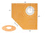 38" x 38" - Schluter KERDI-SHOWER-TT neo-angle slim shower base ||KST965NA/BF